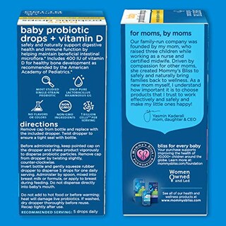 Foto 5 | Suplemento Mommy's Bliss Probiotic Drops Con Vitamina D, 10 Ml - Venta Internacional.