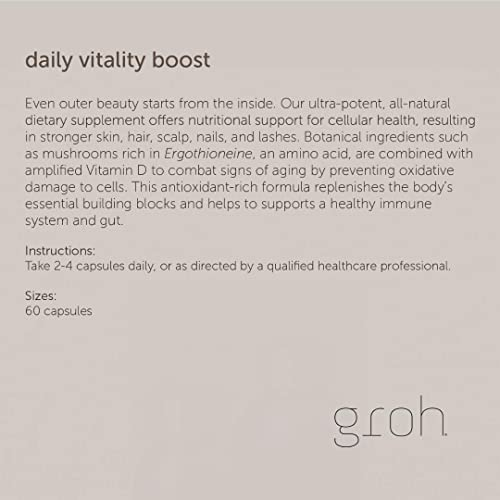 Foto 4 pulgar | Suplemento Groh Daily Vitality Para Estimular El Crecimiento Del Cabello, 60 Tabletas - Venta Internacional.