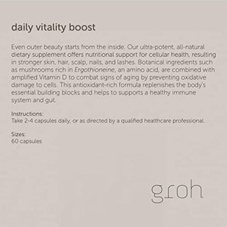 Foto 3 | Suplemento Groh Daily Vitality Para Estimular El Crecimiento Del Cabello, 60 Tabletas - Venta Internacional.
