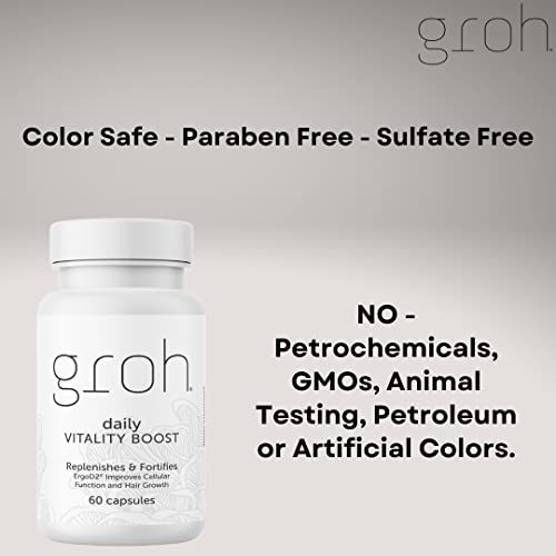 Foto 5 pulgar | Suplemento Groh Daily Vitality Para Estimular El Crecimiento Del Cabello, 60 Tabletas - Venta Internacional.