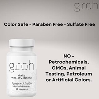 Foto 4 | Suplemento Groh Daily Vitality Para Estimular El Crecimiento Del Cabello, 60 Tabletas - Venta Internacional.