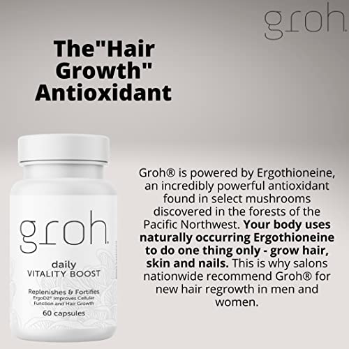 Foto 6 pulgar | Suplemento Groh Daily Vitality Para Estimular El Crecimiento Del Cabello, 60 Tabletas - Venta Internacional.