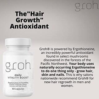 Foto 5 | Suplemento Groh Daily Vitality Para Estimular El Crecimiento Del Cabello, 60 Tabletas - Venta Internacional.