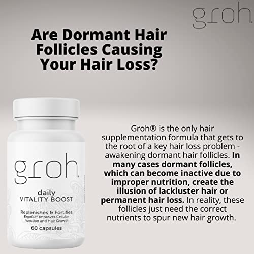 Foto 7 pulgar | Suplemento Groh Daily Vitality Para Estimular El Crecimiento Del Cabello, 60 Tabletas - Venta Internacional.