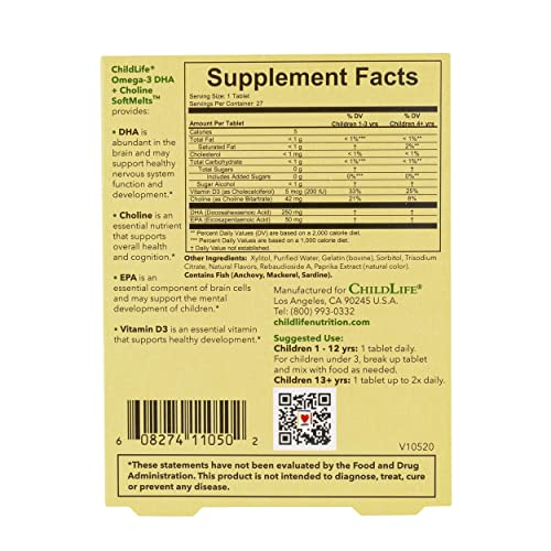 Foto 3 | Suplemento Childlife Essentials Omega-3 Dha + Colina - Venta Internacional.