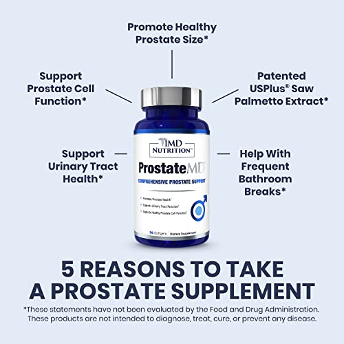 Foto 3 pulgar | Suplemento 1md Nutrition Prostatemd Saw Palmetto Prostate Su - Venta Internacional.