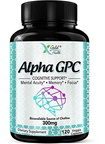 Foto 2 pulgar | Suplemento Alpha Gpc De Colina 600 Mg 120 Cápsulas X Gold Healt - Venta Internacional.