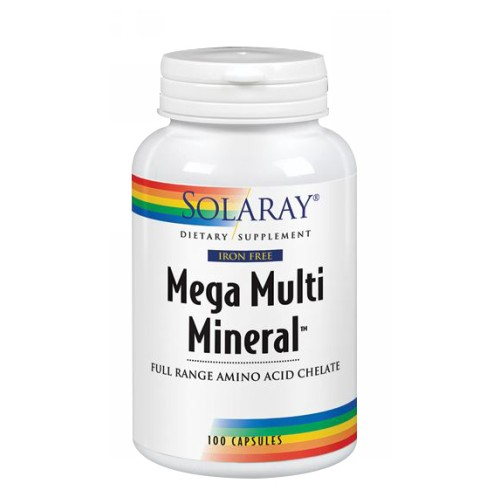 Suplemento Solaray Mega Multi Mineral 100 Cápsulas (paquete De 2) - Venta Internacional.