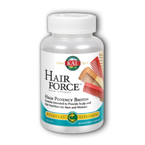 Foto 1 | Suplemento Kal Hair Force 60 Cápsulas De Biotina De Alta Potencia - Venta Internacional.
