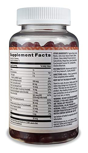 Foto 3 pulgar | Suplemento Multivitamínico Solimo Para Adultos, 150 Gomitas, Sopa De 75 Días - Venta Internacional.
