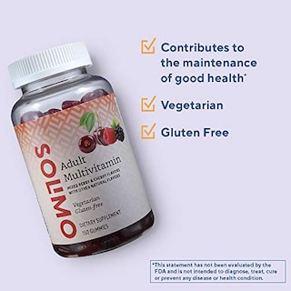 Foto 3 | Suplemento Multivitamínico Solimo Para Adultos, 150 Gomitas, Sopa De 75 Días - Venta Internacional.