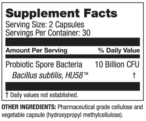 Foto 6 pulgar | Suplemento Probiótico Microbiome Labs Hu58 10 Mil Millones De Cfu - Venta Internacional.