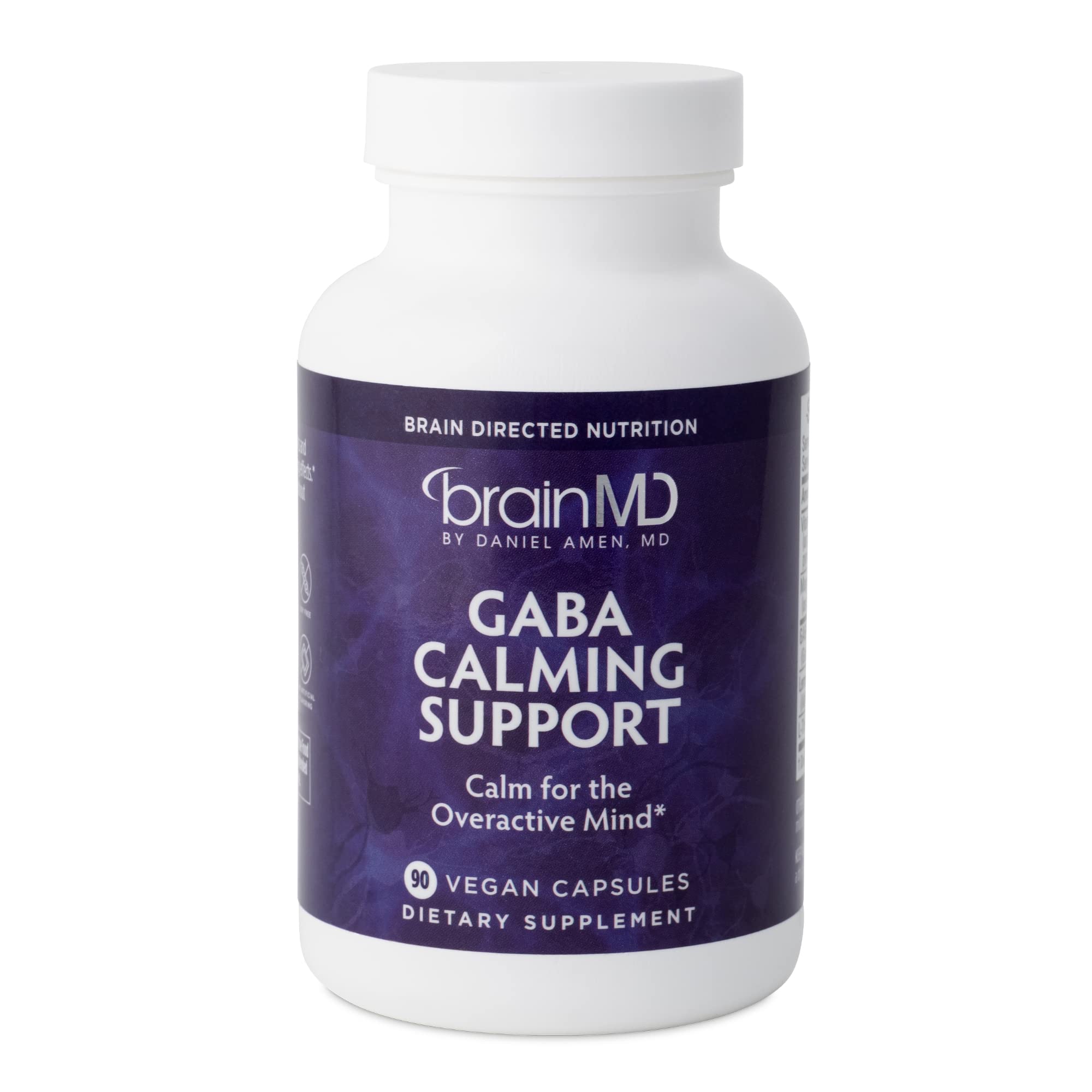 Suplemento Dr. Amen Brainmd Gaba Calmante Support 90 Cápsulas - Venta Internacional.