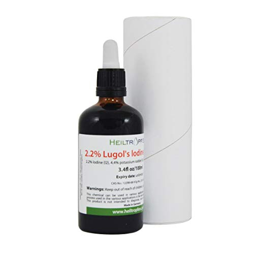 Solución De Yodo Lugol Al 2,2% De Grado Farmacéutico, 100 Ml - Venta Internacional.