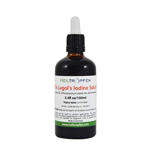 Foto 3 pulgar | Solución De Yodo Lugol Al 2,2% De Grado Farmacéutico, 100 Ml - Venta Internacional.