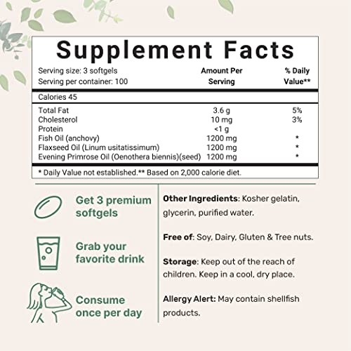 Foto 3 pulgar | Suplemento Microingredientes Triple Strength Omega 3 6 9 300c - Venta Internacional.