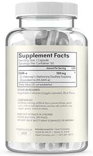 Foto 3 | Suplemento Clearformulas Sam-e 500 Mg 90 Cápsulas - Venta Internacional.