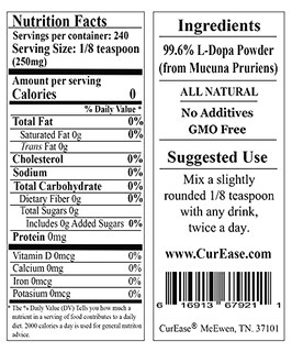 Foto 3 | Suplemento De L-dopa Con 99% De Extracto En Polvo De Mucuna Pruriens - Venta Internacional.