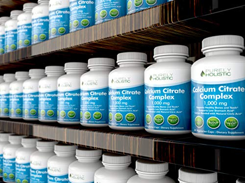 Foto 6 pulgar | Suplemento De Citrato De Calcio Purely Holistic 1000 Mg 365 Cápsulas - Venta Internacional.