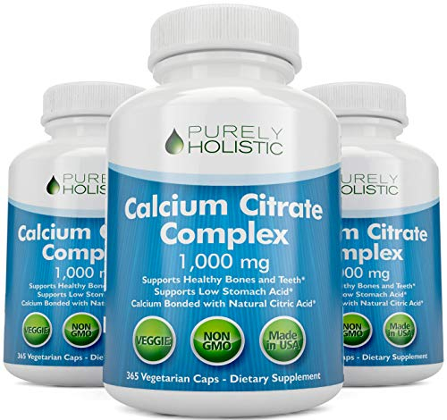Foto 7 pulgar | Suplemento De Citrato De Calcio Purely Holistic 1000 Mg 365 Cápsulas - Venta Internacional.
