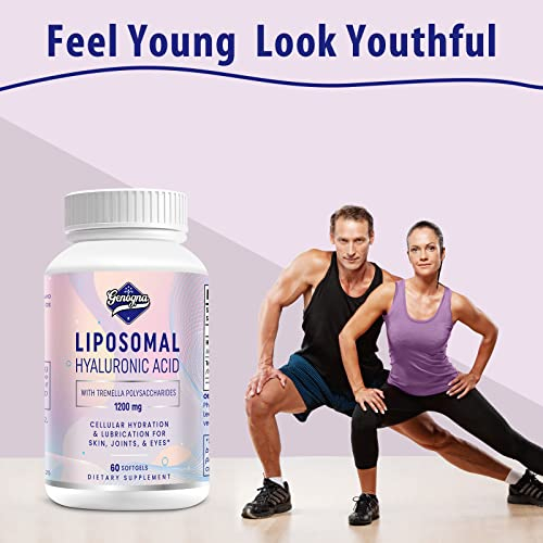 Foto 3 pulgar | Suplemento Genogna de Ácido Hialurónico Liposomal de 60 Tabletas-Venta Internacional