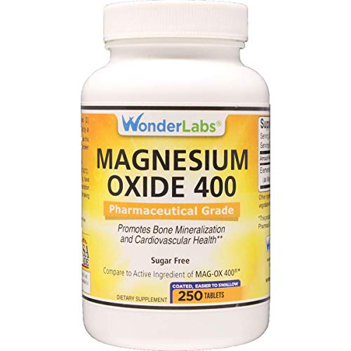 Suplemento Wonder Labs De Óxido De Magnesio 400 250 Comprimidos - Venta Internacional.