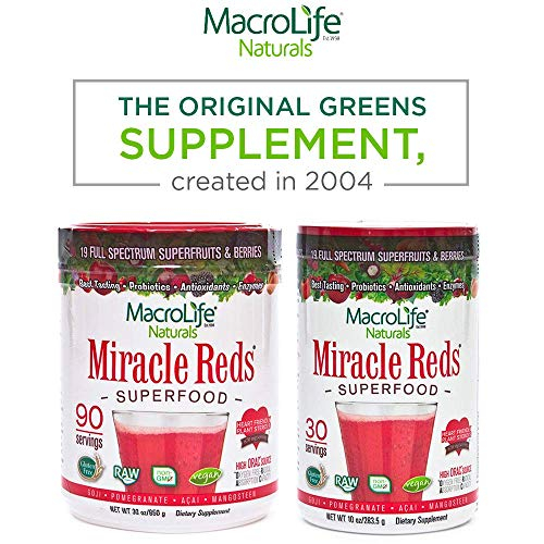 Foto 6 pulgar | Suplemento Macrolife Naturals Miracle Reds Superfood 840 Ml - Venta Internacional.
