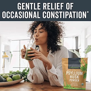 Foto 2 | Suplemento De Fibra Viva Naturals Organic Psyllium Husk 680g - Venta Internacional.