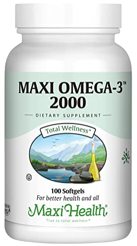 Foto 2 pulgar | Suplemento Maxi Health Fish Oil Omega 3 2000 Mg 100 Cápsulas - Venta Internacional.