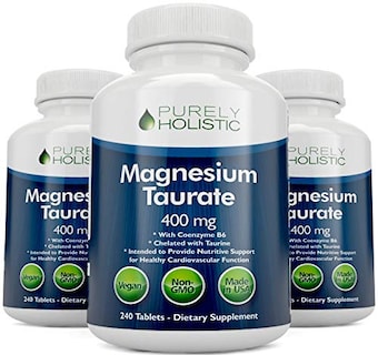 Foto 6 | Suplemento De Taurato De Magnesio Puramente Holístico, 400 Mg, 240 Tabletas - Venta Internacional.