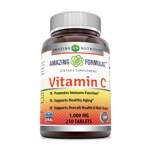 Foto 1 | Suplemento de Vitamina C Amazing Formulas 250 tabletas Paquete de 2
