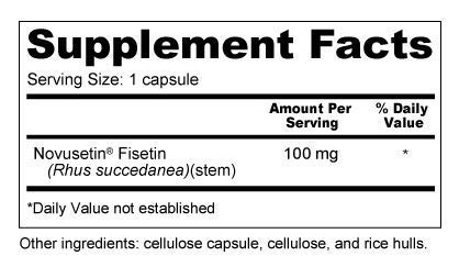 Foto 3 pulgar | Suplemento Wellness Resources Fisetin 100 Mg 90 Cápsulas - Venta Internacional.