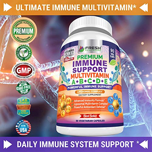 Foto 2 | Multivitamin Fresh Healthcare Immune Support 90 Cápsulas Veganas - Venta Internacional.