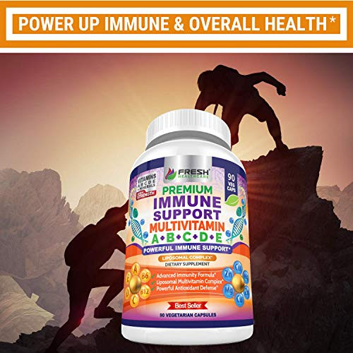 Foto 6 pulgar | Multivitamin Fresh Healthcare Immune Support 90 Cápsulas Veganas - Venta Internacional.