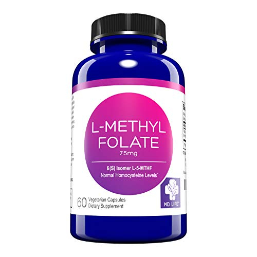 Foto 2 pulgar | Suplemento Md.life De L-metilfolato De 7,5 Mg Con Amino A Esencial - Venta Internacional.