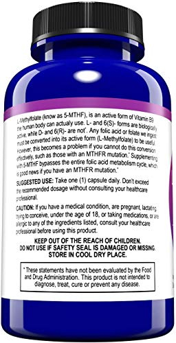 Foto 8 pulgar | Suplemento Md.life De L-metilfolato De 7,5 Mg Con Amino A Esencial - Venta Internacional.