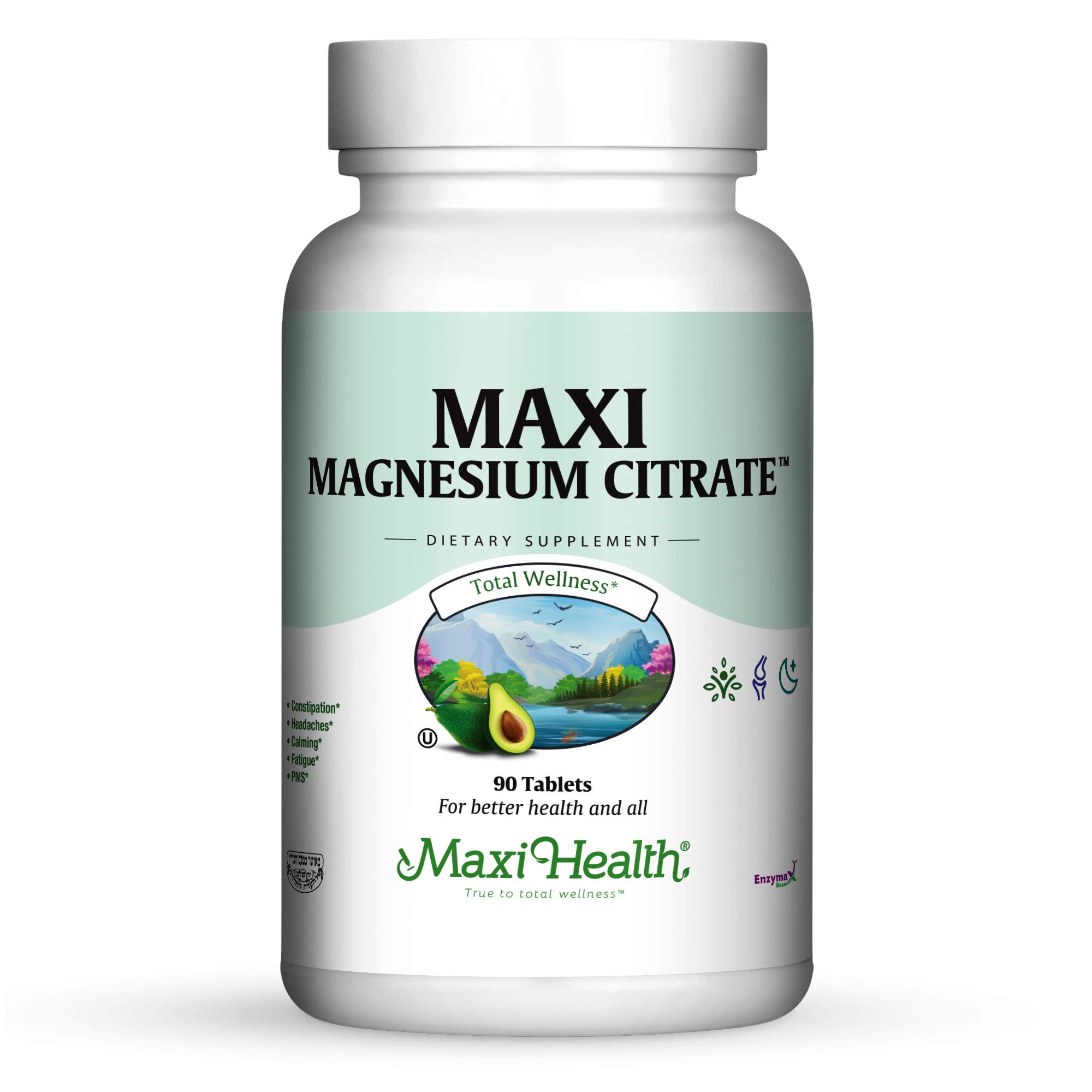 Foto 1 | Suplemento Maxi Health Maxi Citrato De Magnesio 90 Comprimidos - Venta Internacional.