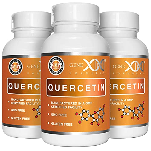 Foto 2 pulgar | Suplemento Genex Quercetina 500 Mg 60 Cápsulas, Paquete De 3 - Venta Internacional.