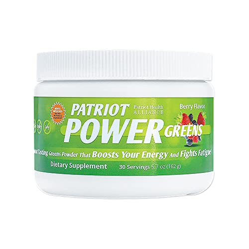 Foto 2 pulgar | Suplemento Patriot Power Greens Green Green, Suministro Para 30 Días, 5.7 Oz - Venta Internacional.