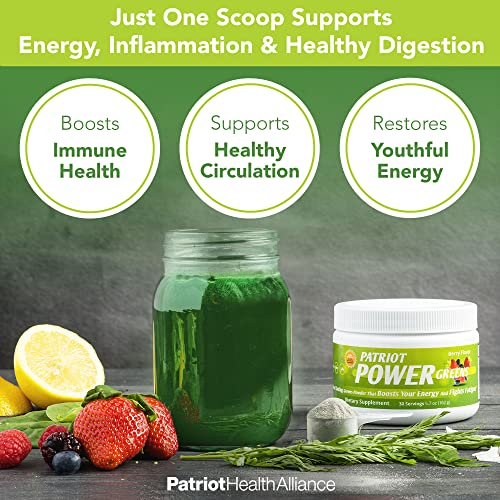 Foto 6 pulgar | Suplemento Patriot Power Greens Green Green, Suministro Para 30 Días, 5.7 Oz - Venta Internacional.