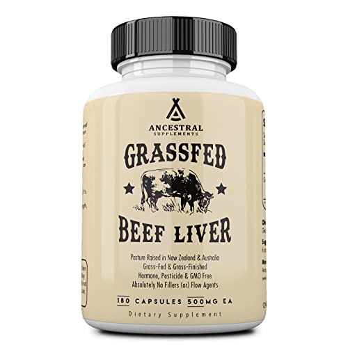 Foto 1 | Suplemento Ancestral Supplements Hígado De Res Alimentado Con Pasto, 180 - Venta Internacional.