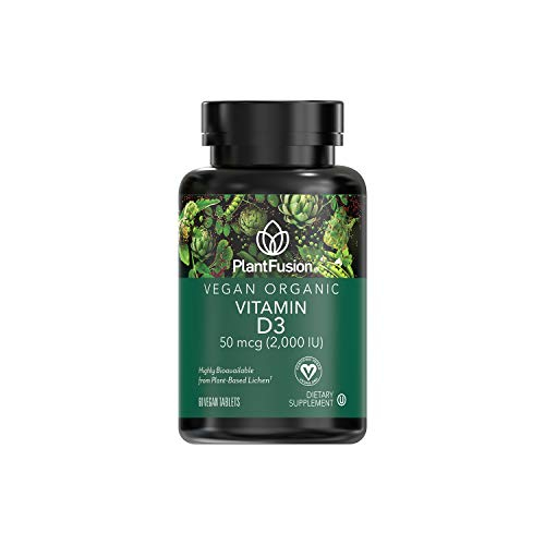 Foto 2 pulgar | Suplemento Vegano De Vitamina D3 Plantfusion 2000 Ui 60 Comprimidos - Venta Internacional.