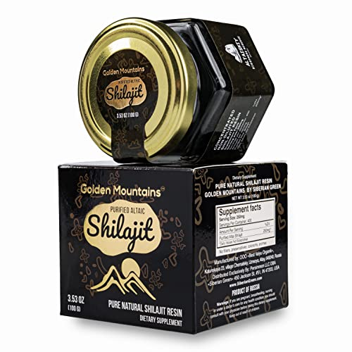 Foto 6 pulgar | Resina Shilajit, Verde Siberiano, Montañas Doradas, 100 G - Venta Internacional.