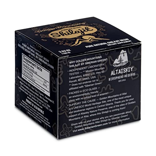 Foto 7 pulgar | Resina Shilajit, Verde Siberiano, Montañas Doradas, 100 G - Venta Internacional.