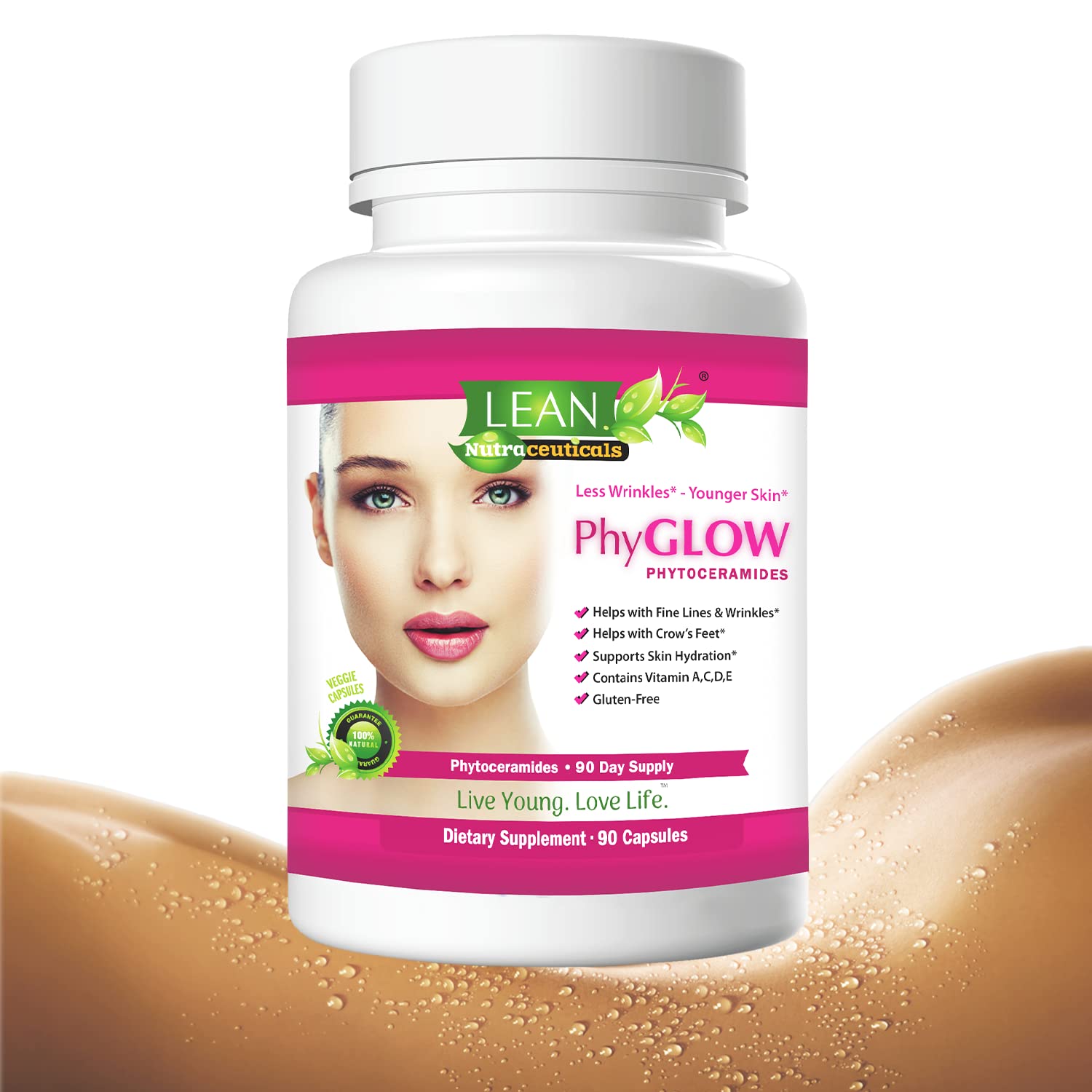 Foto 2 pulgar | Suplemento Lean Nutraceuticals Phyglow Phytoceram de 90 Cápsulas-Venta Internacional