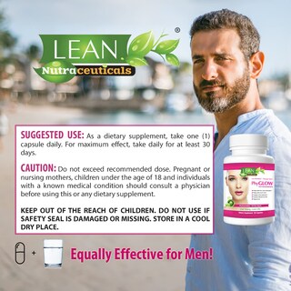 Foto 6 | Suplemento Lean Nutraceuticals Phyglow Phytoceram de 90 Cápsulas-Venta Internacional
