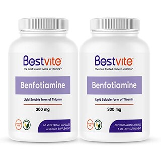 Foto 1 | Suplemento Bestvite Benfotiamina 300 Mg 120 Cápsulas Vegetarianas - Venta Internacional.