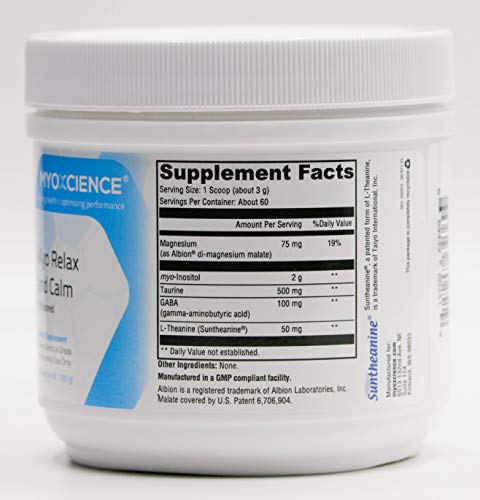 Foto 4 pulgar | Mezcla De Bebida En Polvo Myoxcience Myo Relax (sin Sabor) - Venta Internacional.