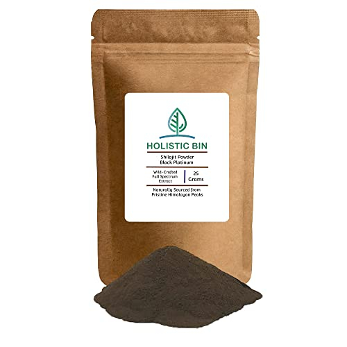 Foto 2 pulgar | Shilajit Powder Holistic Bin Himalayan Wildcrafted, 25 Porciones - Venta Internacional.