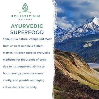 Foto 3 | Shilajit Powder Holistic Bin Himalayan Wildcrafted, 25 Porciones - Venta Internacional.